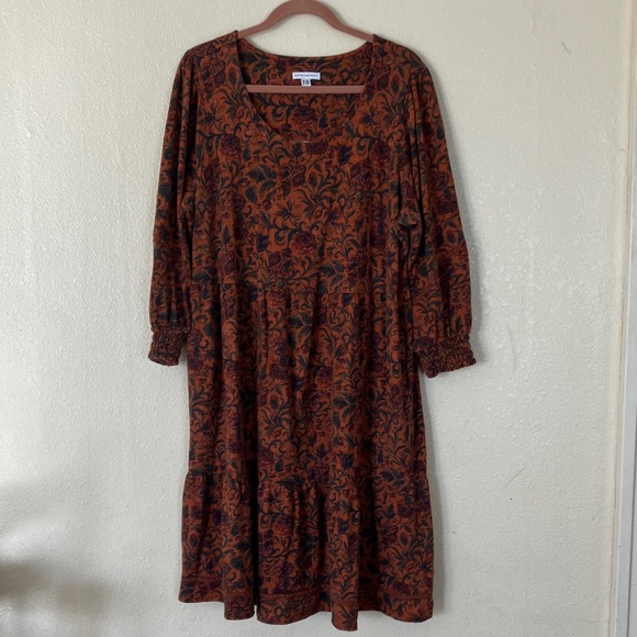 Denim&Co Dresses & Skirts - Denim & Co. Canyon Retreat Easy Midi Boot Dress,  2XP